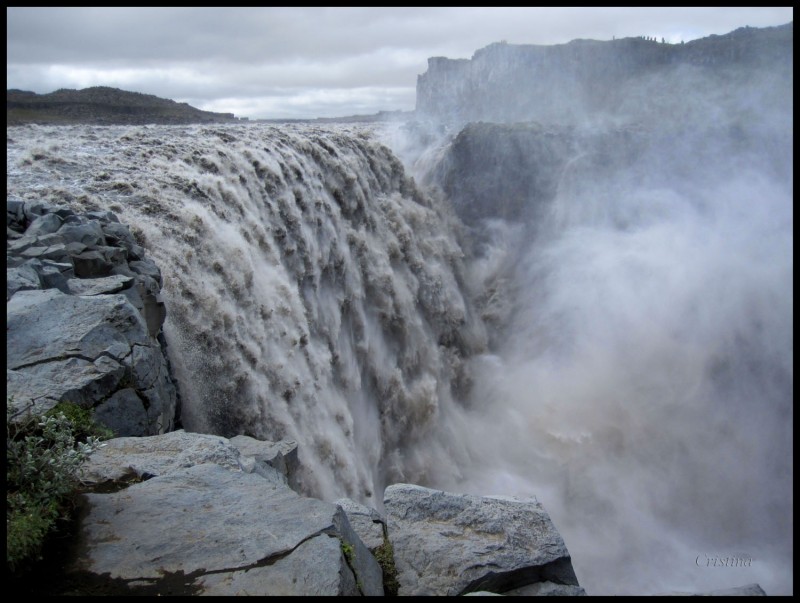 Aguas salvajes en Dettifoss