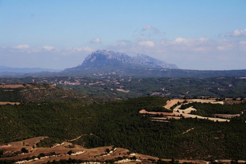 VISTA DE MONTSERRAT DES DE RUBI A L\'ANOIA