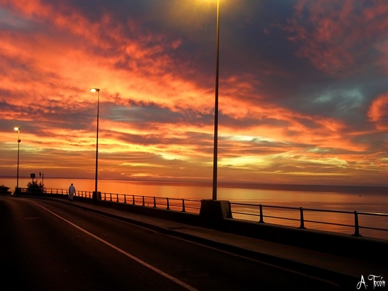 Amanece en Ceuta