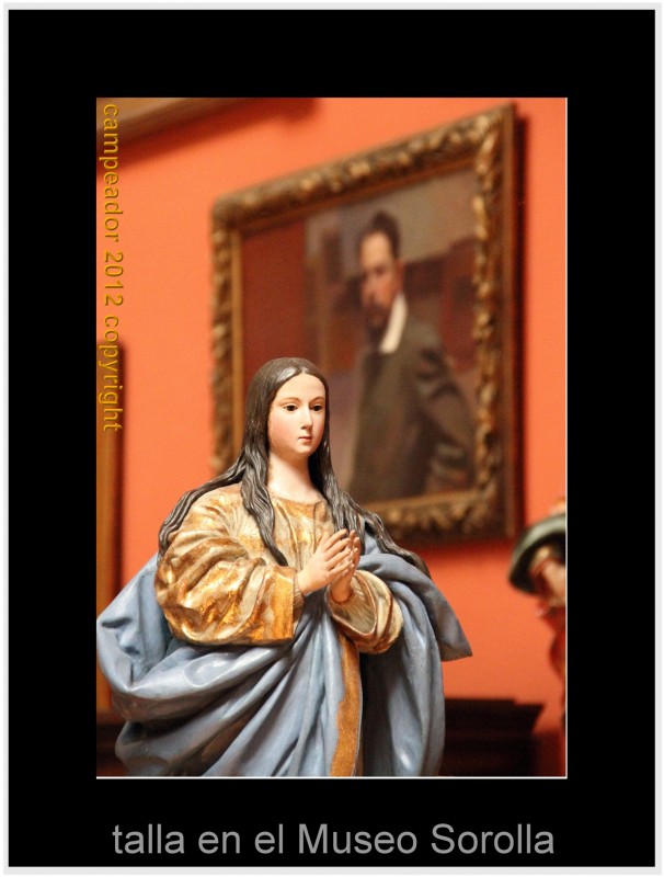 talla en el Museo Sorolla -- sculpture at the Sorolla Museum. Photo by Campeador.