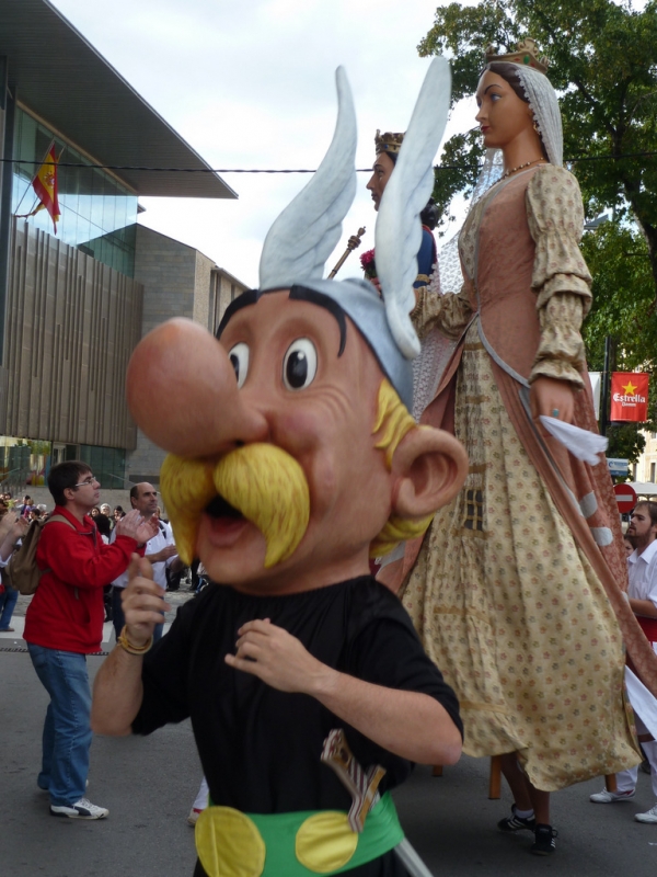 desfilada de capgrossos i gegants