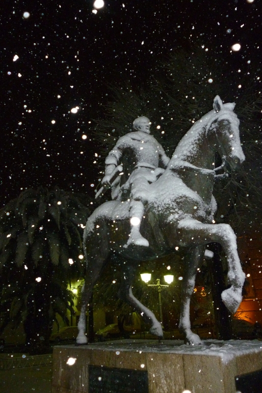 Recibiendo nieve