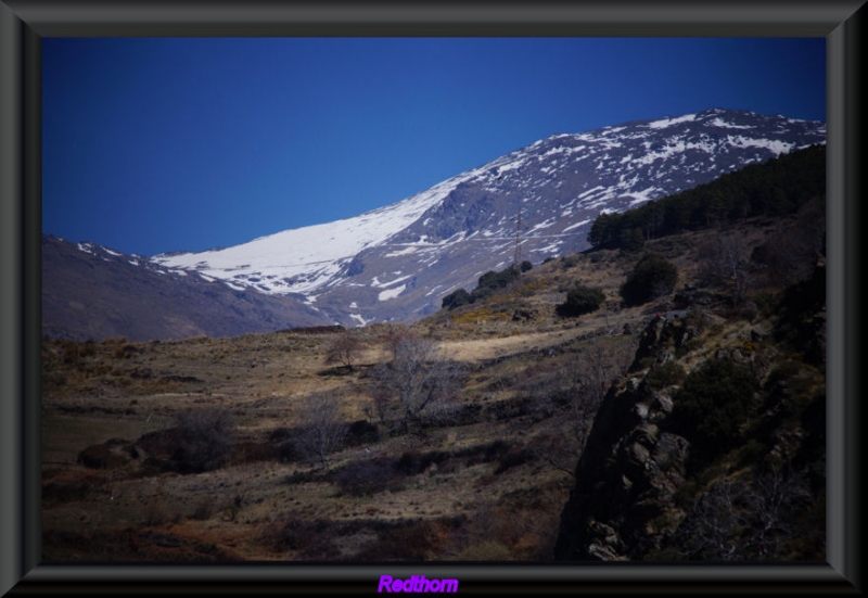 Sierra Nevada desde las Alpujarras