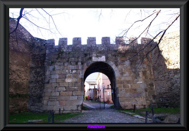 Puerta amurallada