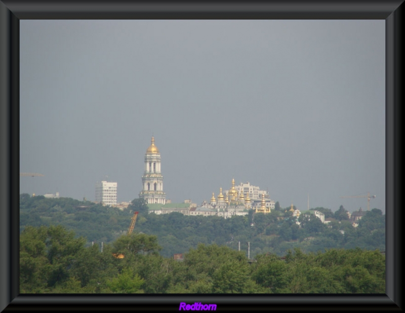 Monasterio de las Cuevas desde el rio Dnieper