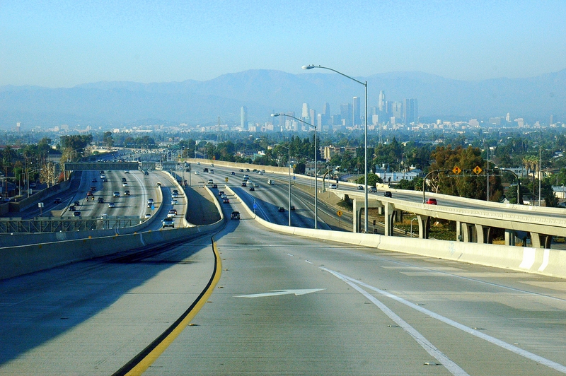 Llegando a Los Angeles