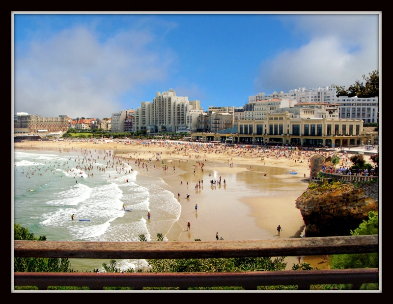 Casino y playa de Biarritz