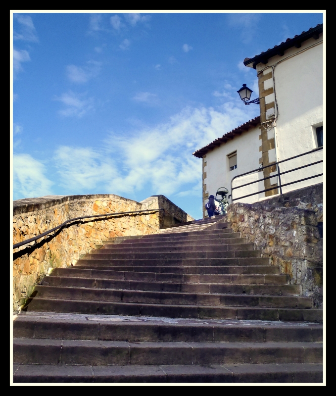 Las escaleras del puerto