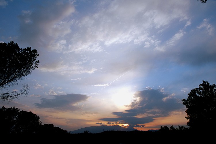 El atardecer del Montseny