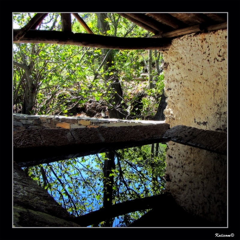 REFLEJOS EN EL LAVADERO.