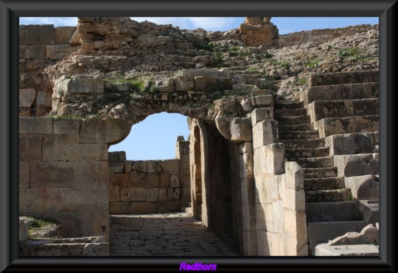 Vomitorio del teatro romano de Bulla Regia