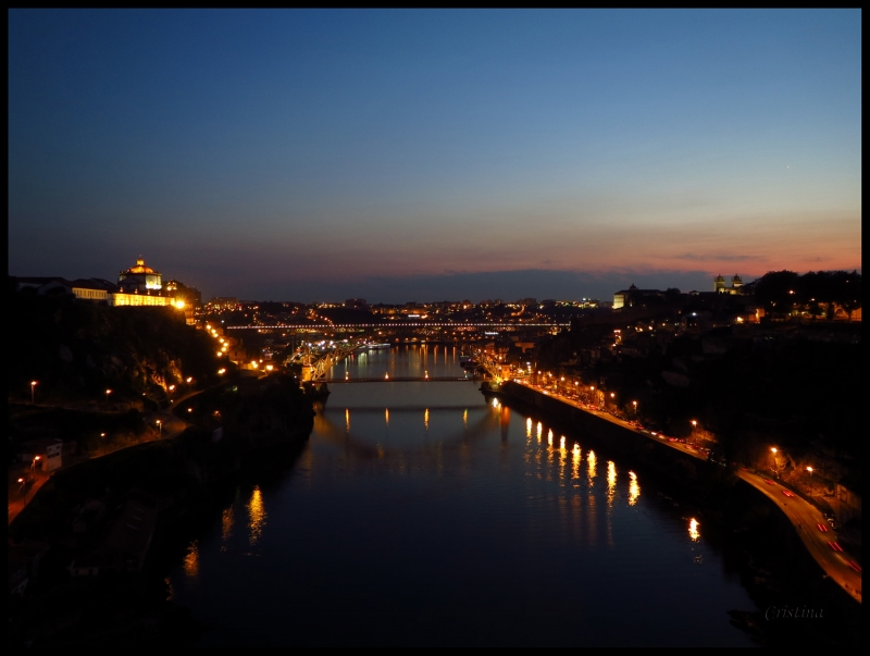 Oporto por la noche