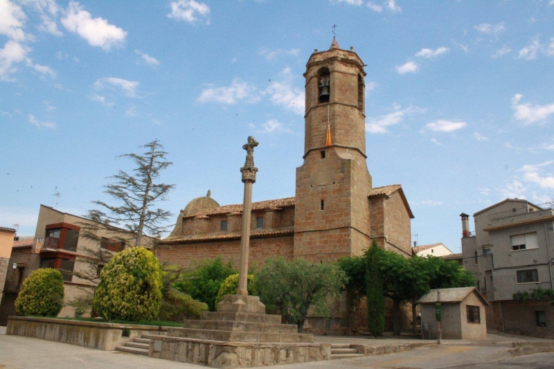 LESGLSIA MASTODNTICA DE SANT BARTOMEU DHOSTAFRANCS. PLANS DE SI. LA SEGARRA. LLEIDA