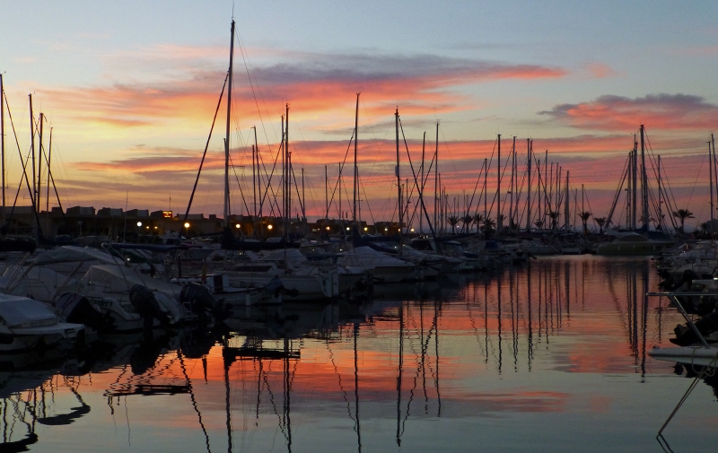 Atardecer en Puerto T. Maestre