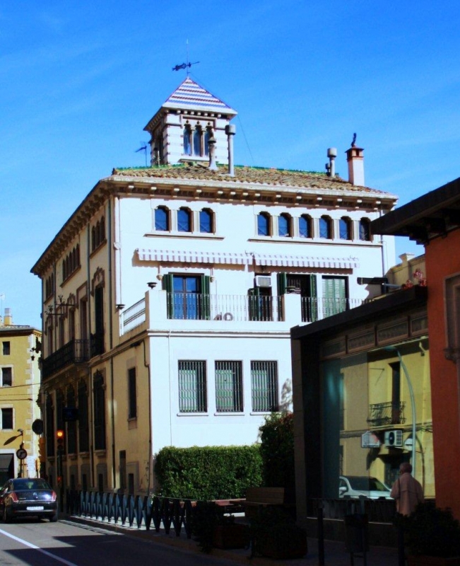 CASA JOAN BOFILL DE SANTA COLOMA DE FARNERS. LA SELVA. GIRONA. CATALUNYA