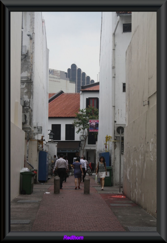 Calle peatonal de Singapur