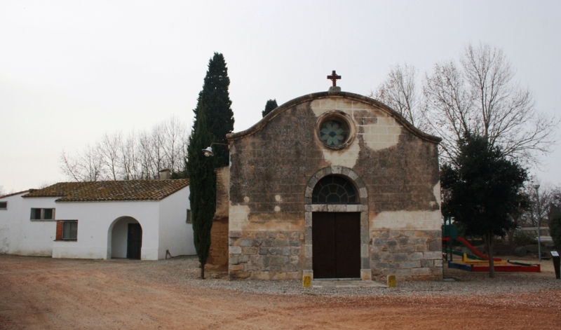 LA CAPELLA VOTIVA DE SANT SEBASTI A PERALADA. EMPORD SOBIR. GIRONA. CATALUNYA