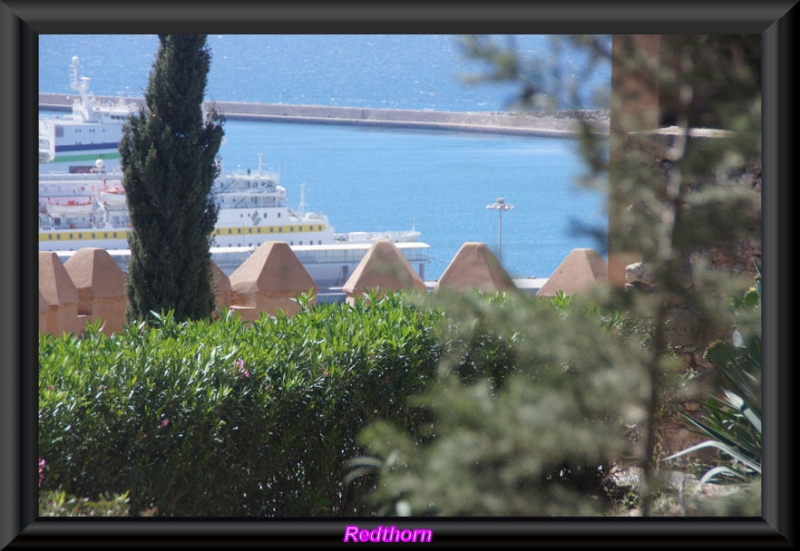 El puerto de Almera desde la Alcazaba