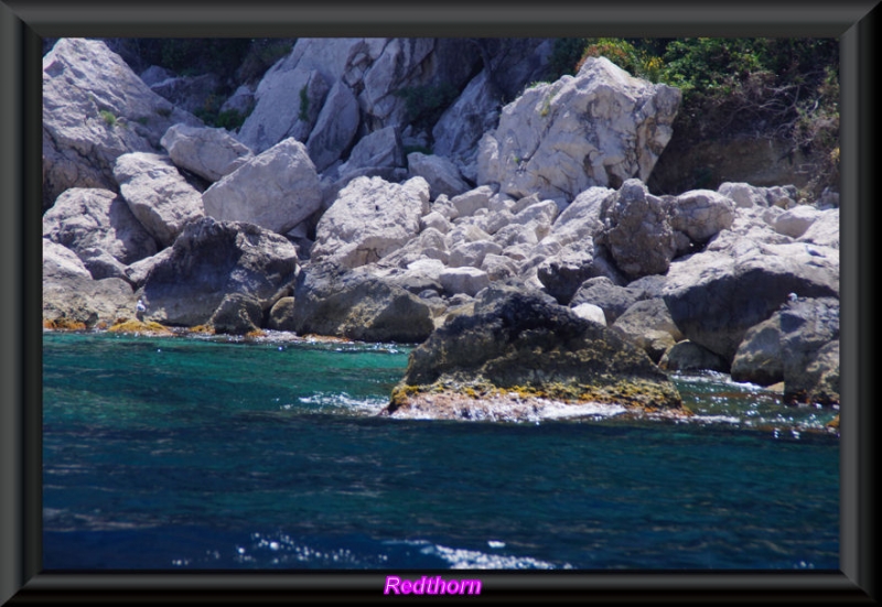 La rocosa costa de Capri