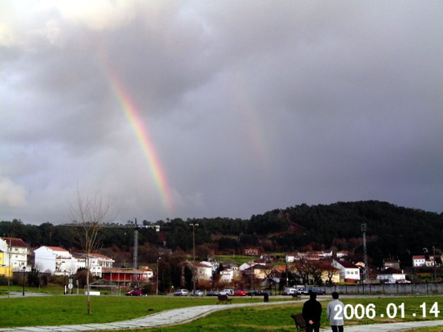 Arco iris,visto con 2 cervecitas