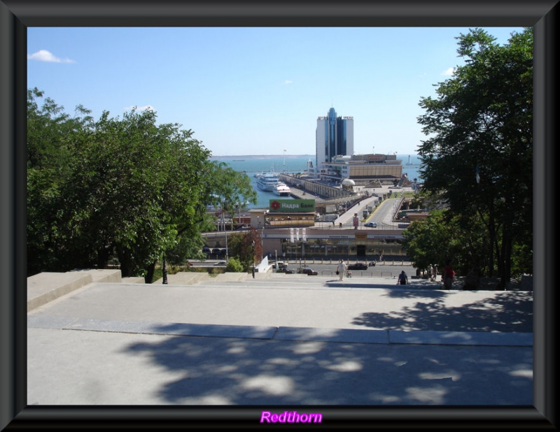 Terminal pasajeros del puerto, desde las escaleras de la revolucin de 1905