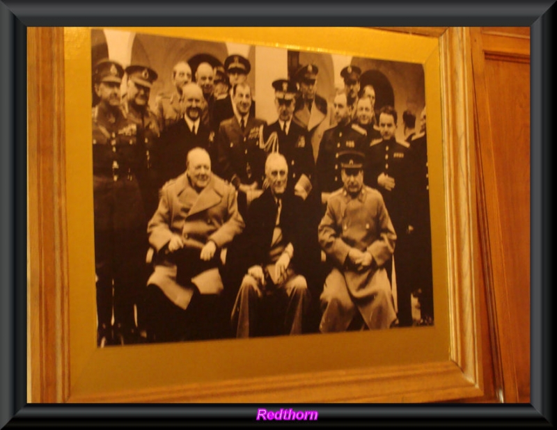 Foto de lderes polticos en la conferencia de Yalta