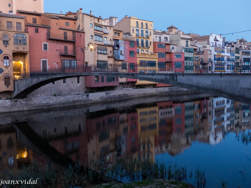 reflejos al atardecer