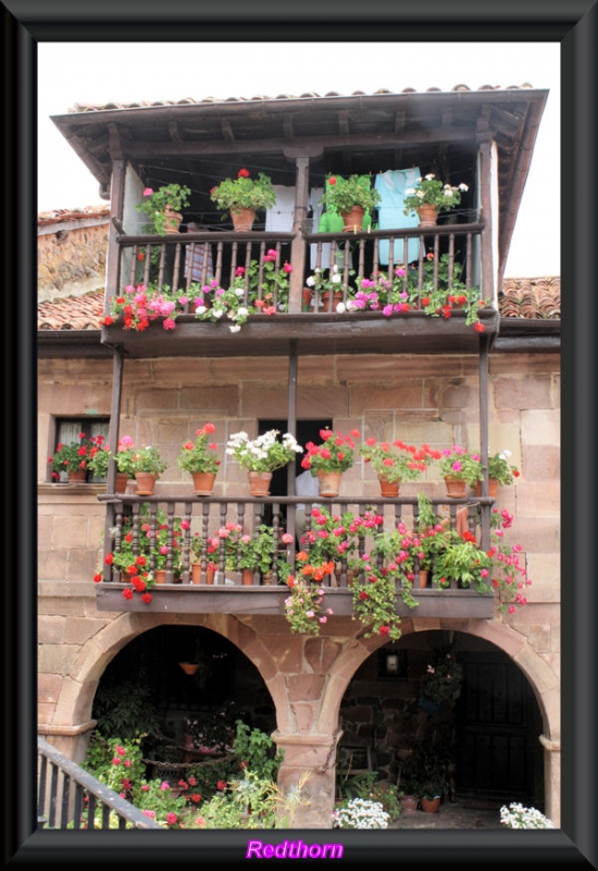 Balcones floridos