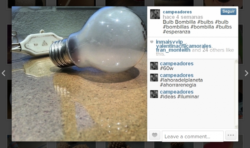 Bulb.  Bombilla. (Campeador, abril 2014) Copyright.