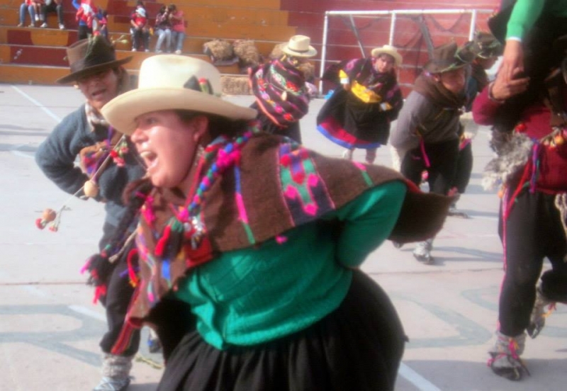 FUERZA ENERGIA EN LA DANZA  EL QUIULLO DEL HERMOSO PUEBLO DE CHAUCA