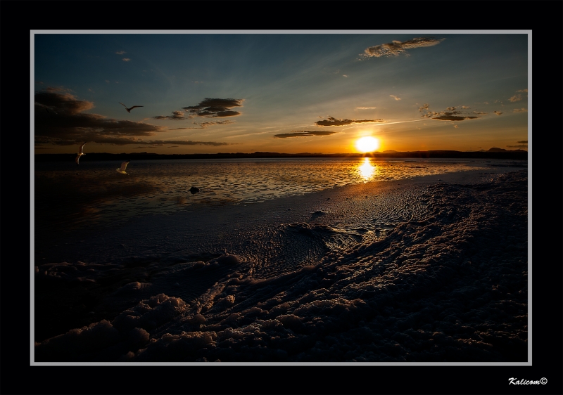 ANOCHECE EN LA SALINA DE TORREVIEJA