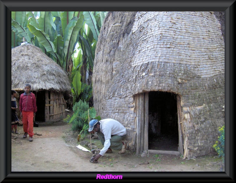 Trabajando a la puerta de casa