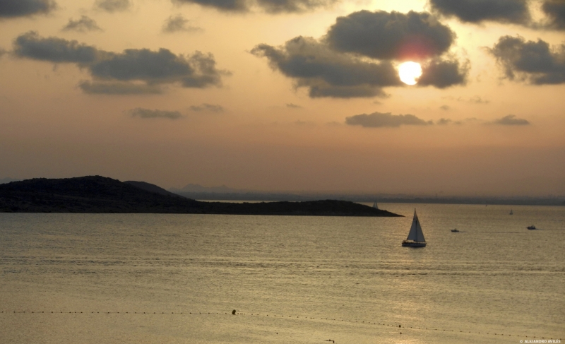 Atardecer en La Manga