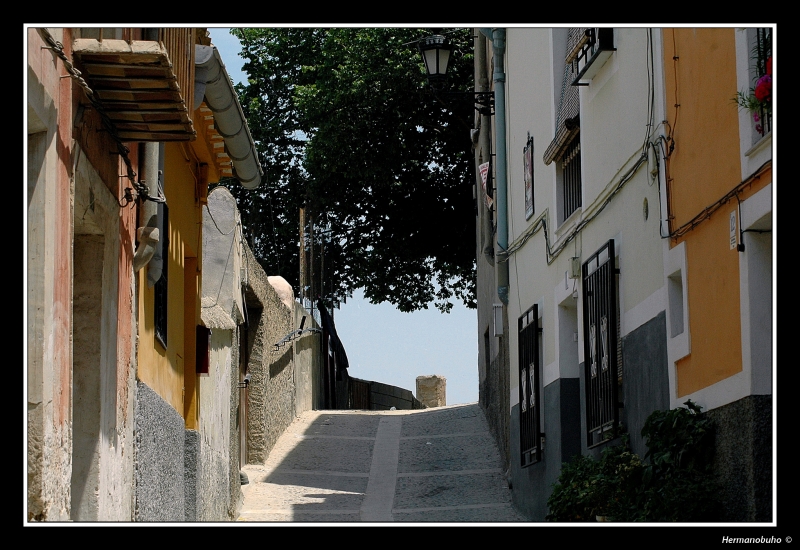 Subida al castillo de Caravaca de la Cruz