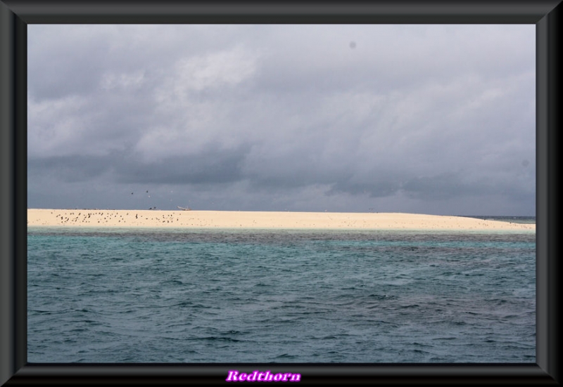 Una de las islas de la barrera de coral