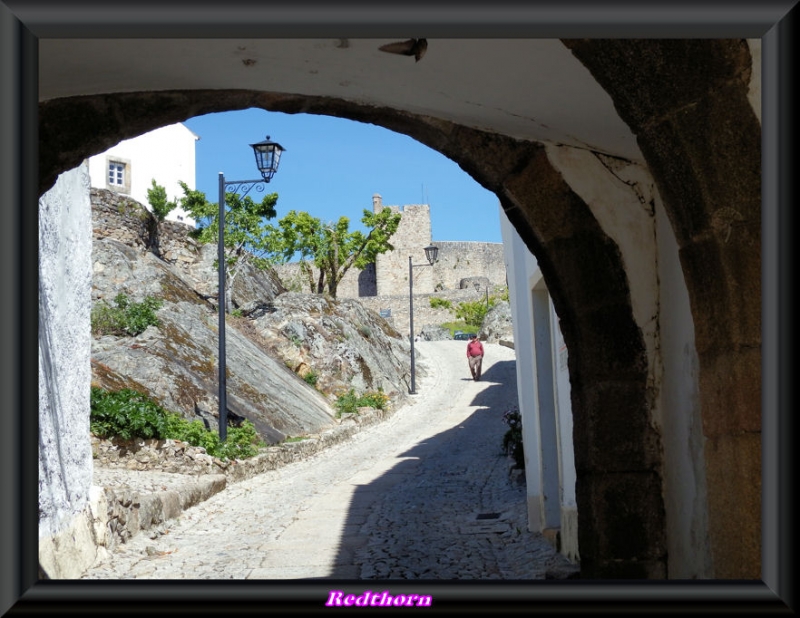 Camino al castillo de Castelo de Vide