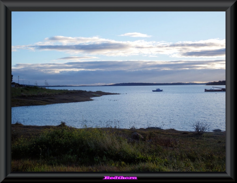 Lago de Alqueva al atardecer