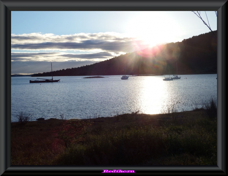 Atardecer en el lago