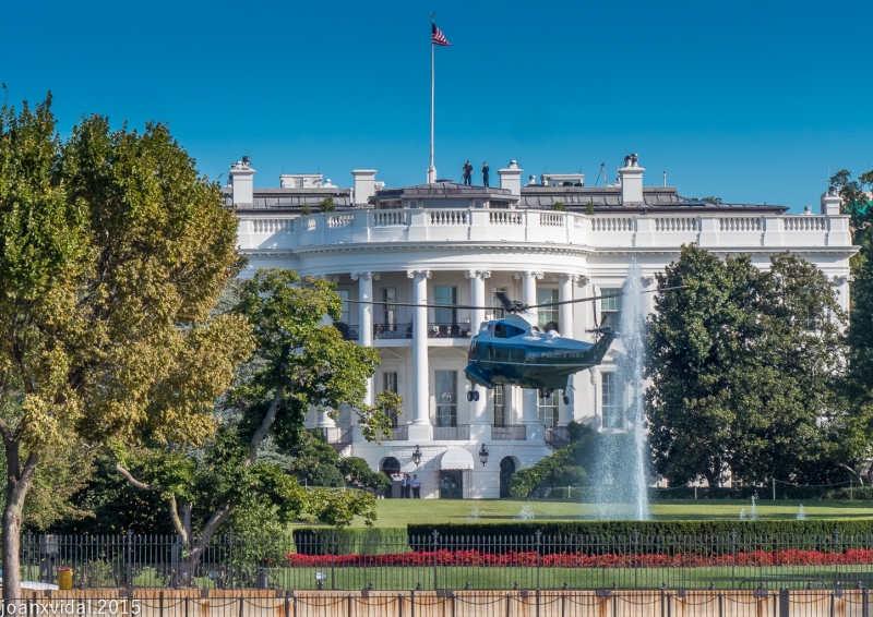 llegada a la Casa Blanca